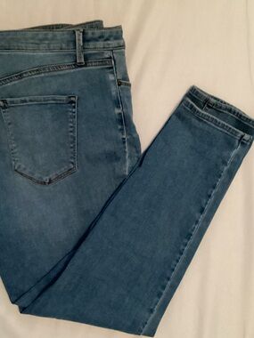 Talbots Petite Ladies Flawless High Rise Ankle Jegging Blue Jeans Size 16P